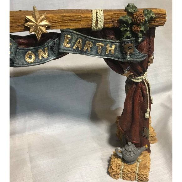 Boyds Bears & Friends Bearstone Collection The Stage Peace on Earth Arch - Picture 9 of 12